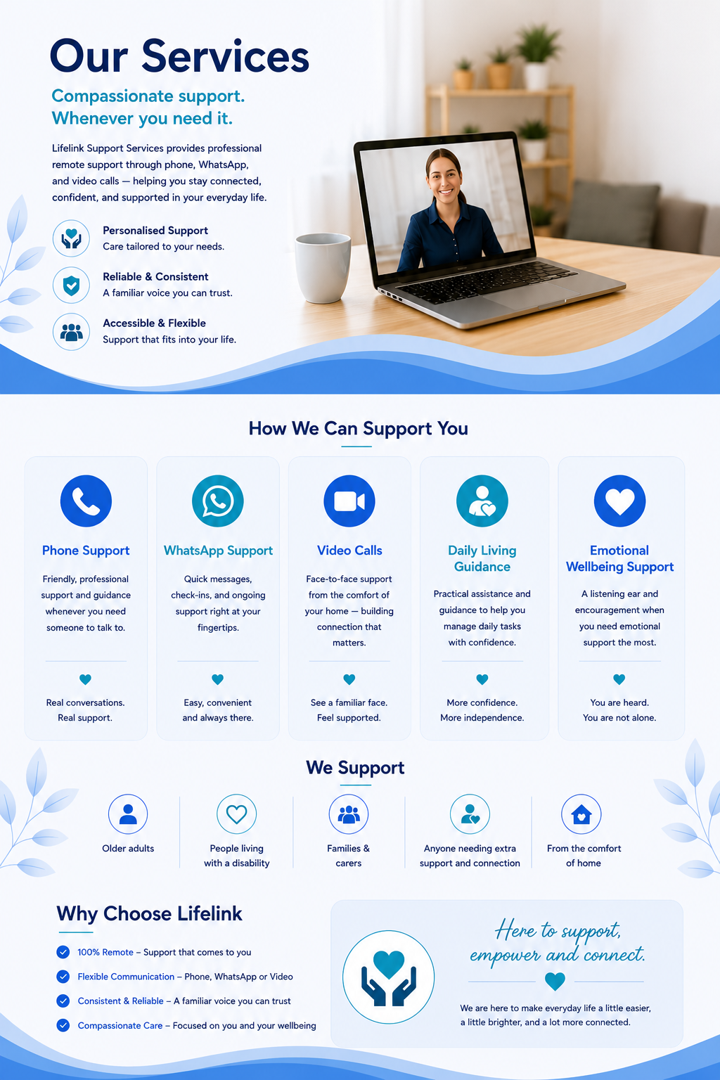 our services support community